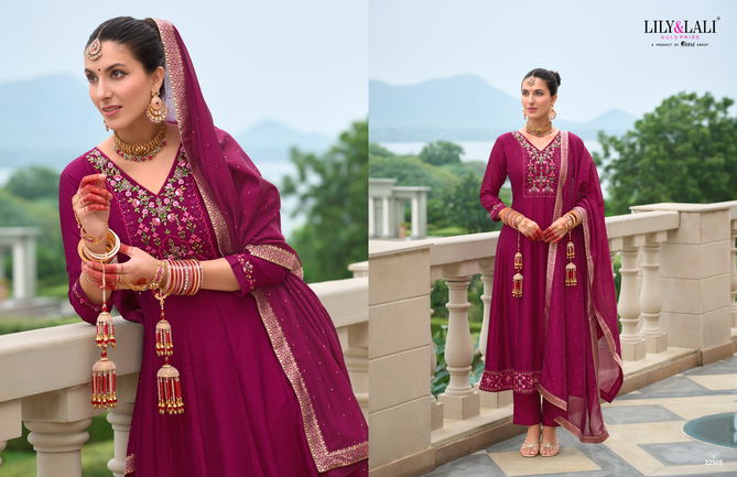 Karwa Anarkali By Lily And Lali Long Kurti With Bottom Dupatta Wholesalers In Delhi
